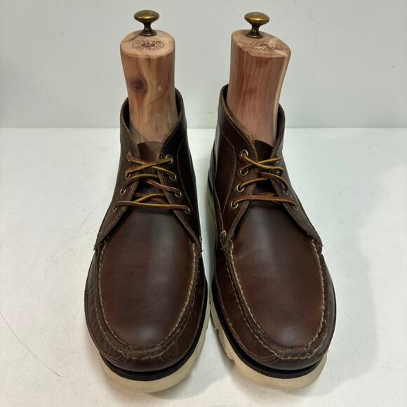 VGUC Rancourt & Co. x Sperry Ranger Boot Chukka Horween Brown USA 11.5 D - Picture 3 of 11